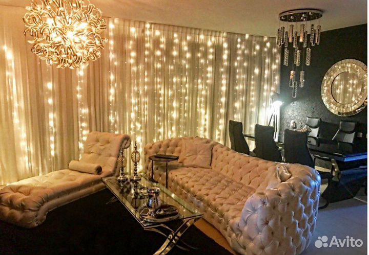 Гирлянда Занавес Шторка