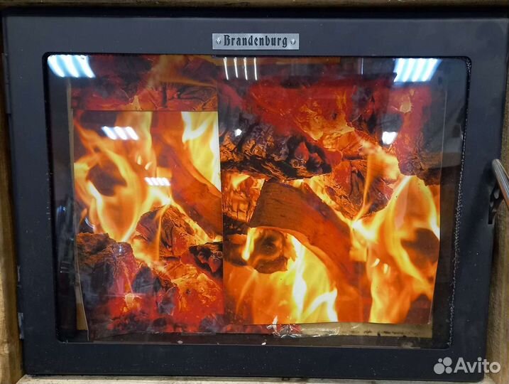 Дверь каминная