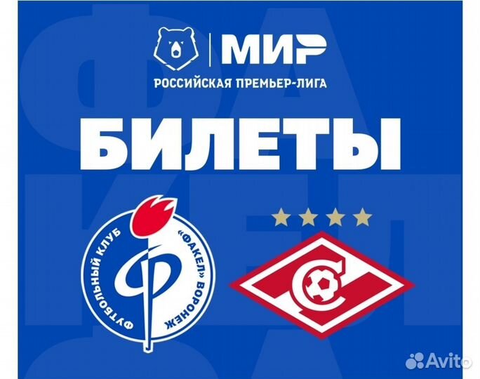 Билет Факел Спартак