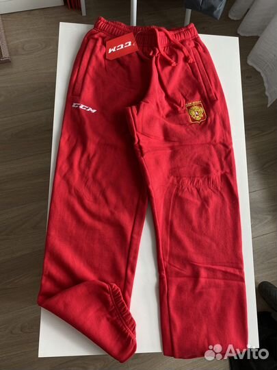 Штаны х/б утепленные на флисе CCM S