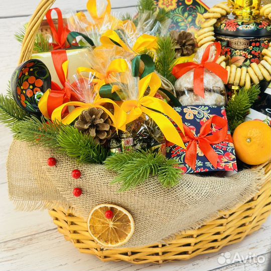 Подарочная продуктовая корзина