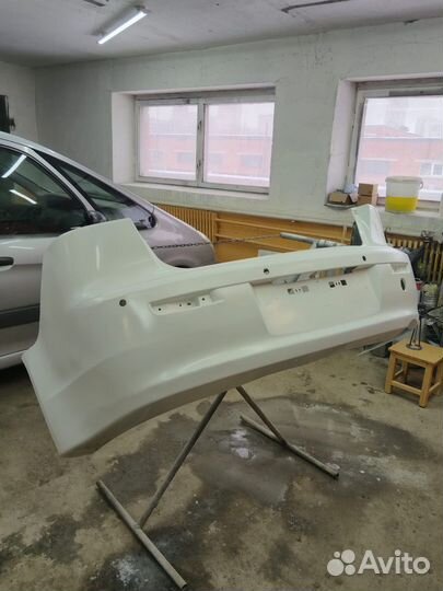 Задний бампер на mitsubishi lancer 10