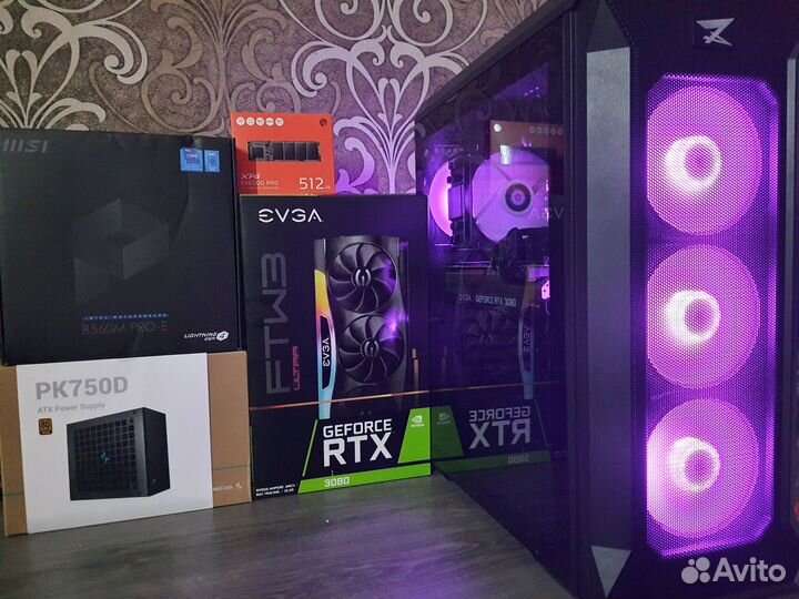 Мощный Пк Для Игр RTX 3080 10GB D6X+Core i5-11400F