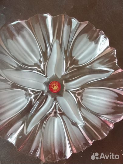 Walther glas Sylvia тарелка блюдо новое