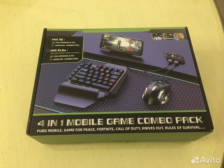 Клавитура мышь для пабг набор для телефона