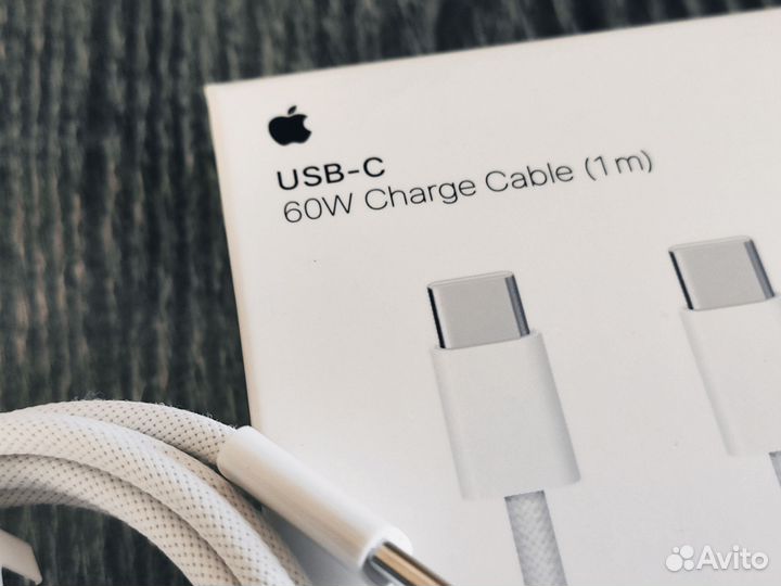 Кабель Apple USB-C 1 метр 60W «оригинал»