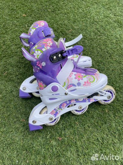 Роликовые коньки детские раздвижные 26-29