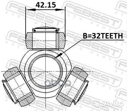 Трипоид 32X42.15 0116-ASV50 Febest