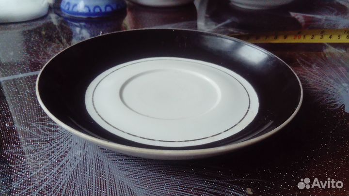 Тарелка шиповник, Блюдце под бокал Дулево