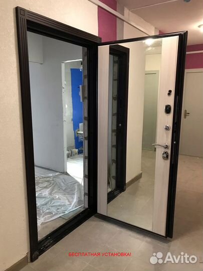 Дверь входная в квартиру с установкой