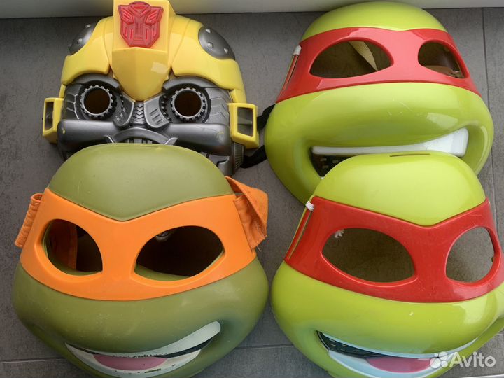 Маска черепашки ниндзя и Бамблби (цена за все)