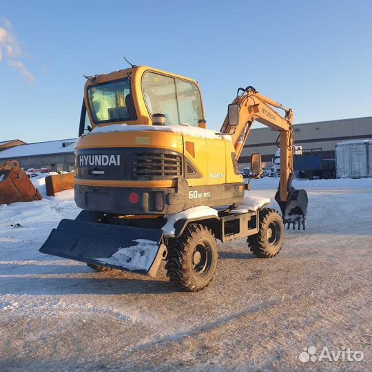 Колёсный экскаватор Hyundai R60W-9S, 2023