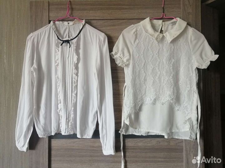 Рубашки и блузки школьные 134-140-146 брюки кофта