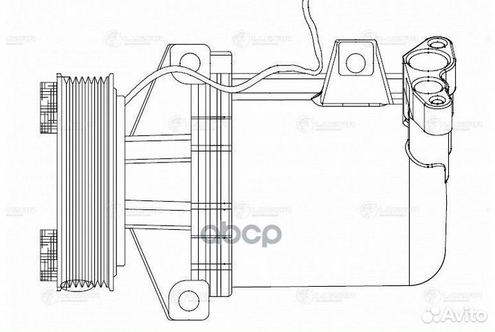 Компрессор кондиционера renault duster/kaptur 1