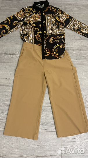 Костюм рубашка кюлоты