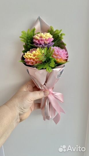 Букет в руку. Мыло ручной работы