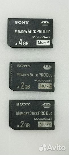 Карта памяти Sony Memory stck pro duo