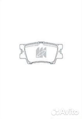 Тормозные колодки задние Toyota XV 40,50,55