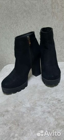 Ботильоны замша 38