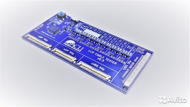 Тестер шлейфов матриц EDP/lvds