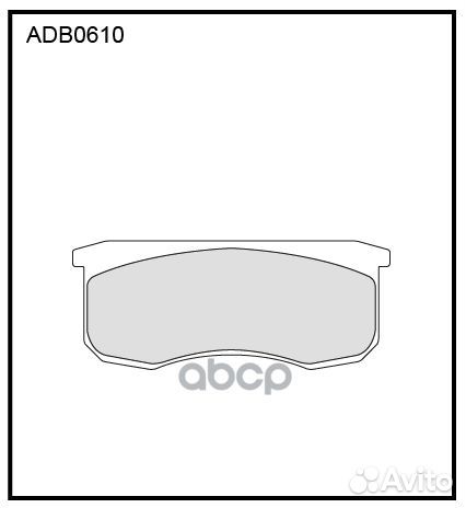 ADB 0610 колодки дисковые передние UAZ Hunter