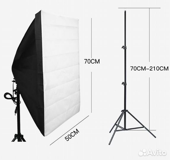 Свет 2 Софтбокса +1 возможно