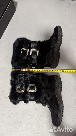 Угги, унты, сапоги зимние женские, натуральный мех