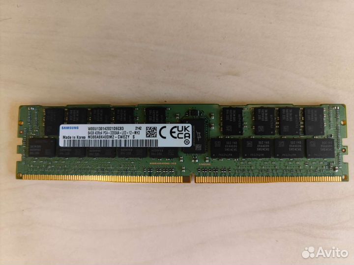 Серверная Память Samsung DDR4 64Gb 3200 lrdimm