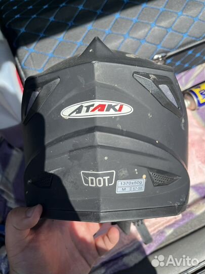 Кроссовый шлем ataki