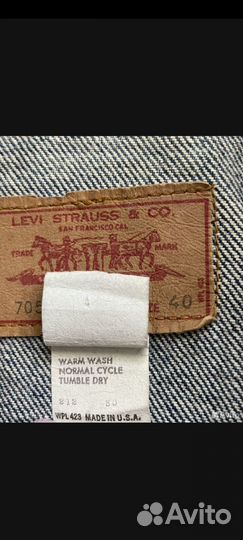 Джинсовая куртка levis, оригинал