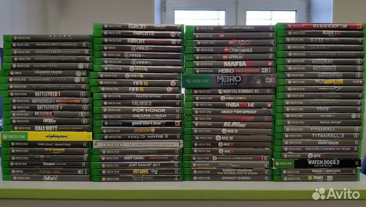 Много игр на Xbox one