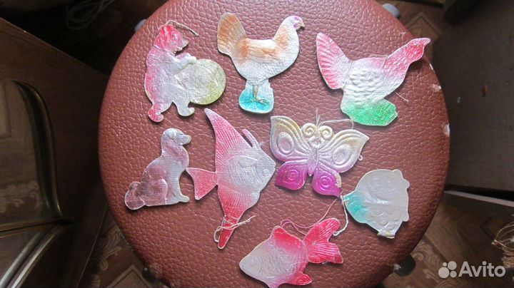 Елочные игрушки СССР. Картонаж на елку