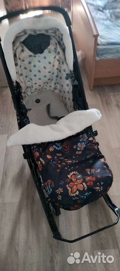 Коляска санки