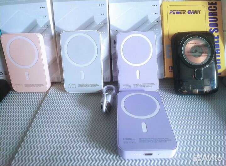 Зарядка iPhone Андроид повербанк Блок Кабель TypeC