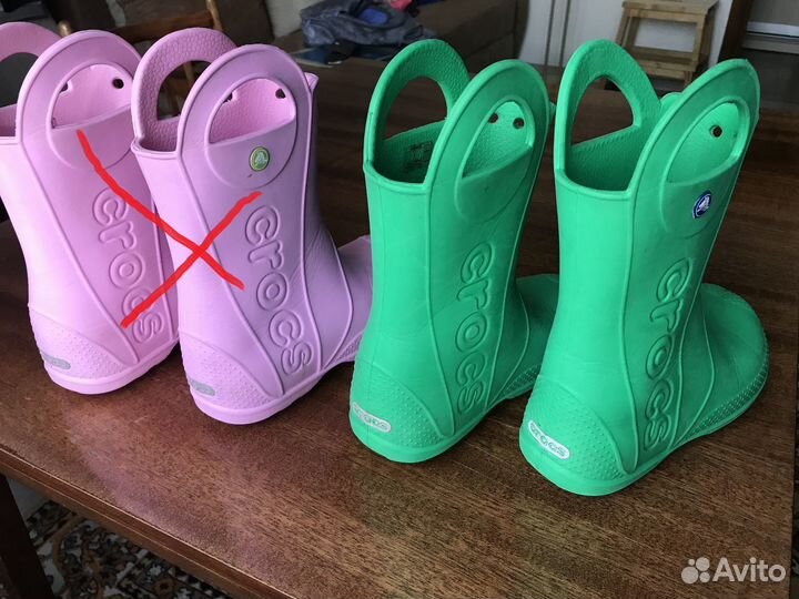 Детские резиновые сапоги