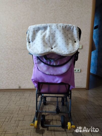 Санки коляска ника