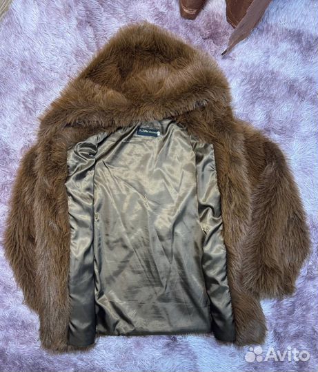 Шуба плюшевая