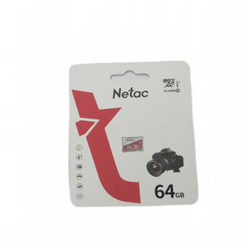 Карта памяти 64Gb Secure Digital Card,micro Netac