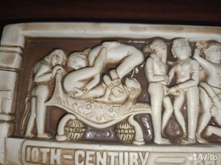 Эротическое панно из Индии, керамика