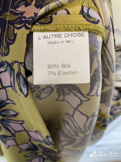 Топ натуральный шелк новый на M