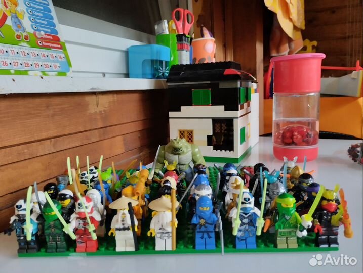 Лего ниндзяго минифигурки ниндзь из Ниндзяго