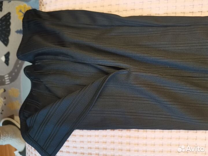 Брюки клеш с разрезами L