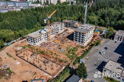 Ход строительства ЖК «Утро на Репина» 3 квартал 2022