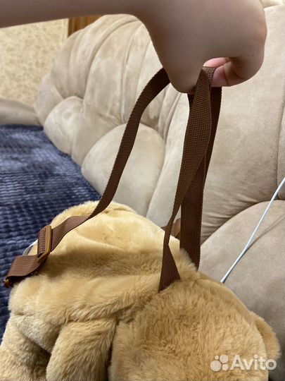 Плюшевый медведь рюкзак