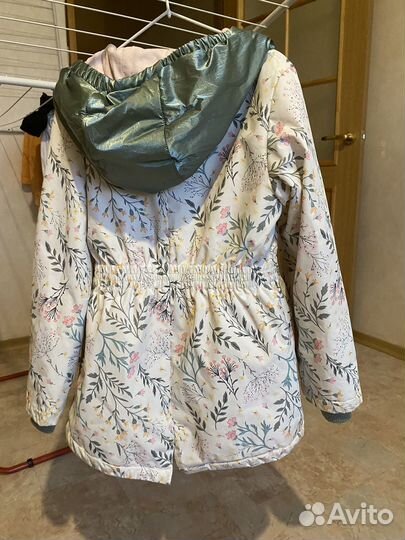 Куртка демисезонная для девочки футурино 122