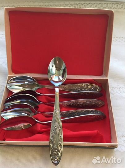 Ложки десертные (ссср). Мельхиор