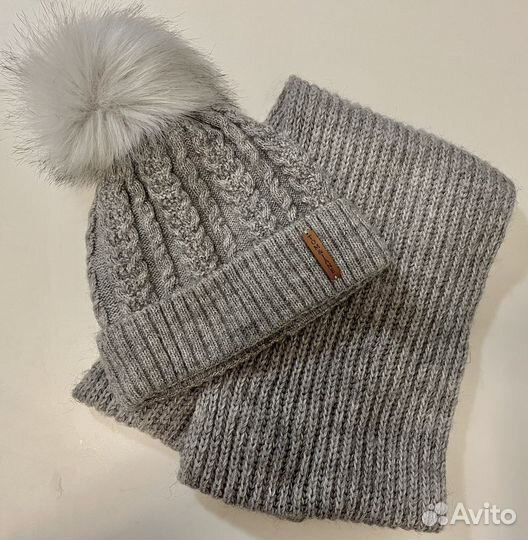 Зимний вязаный комплект