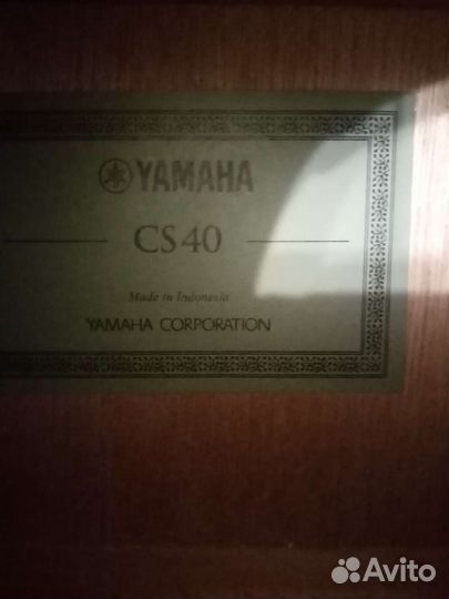 Акустическая гитара 3/4 yamaha cs40