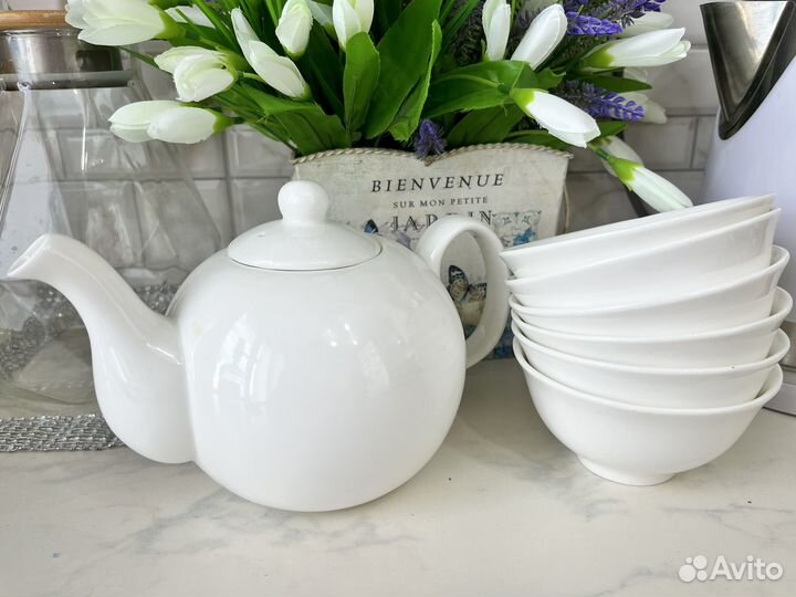 Чайник заварочный +пиалки