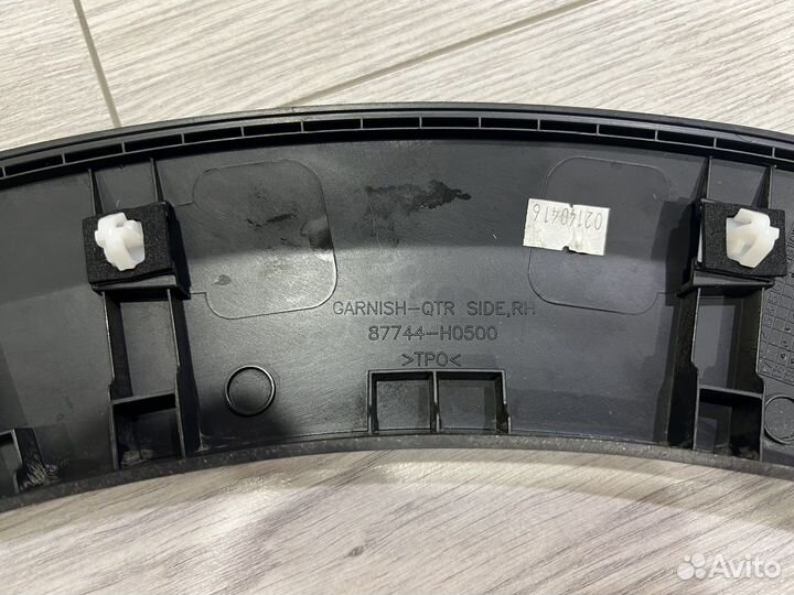 Расширитель заднего правого крыла Kia Rio X 2021